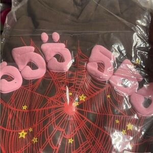 Spider angel number hoodie size small